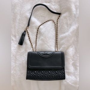 Tory Burch Shoulder Bag with Gold Chain